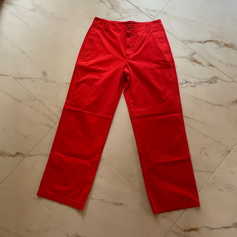 NWT J Crew red chinos